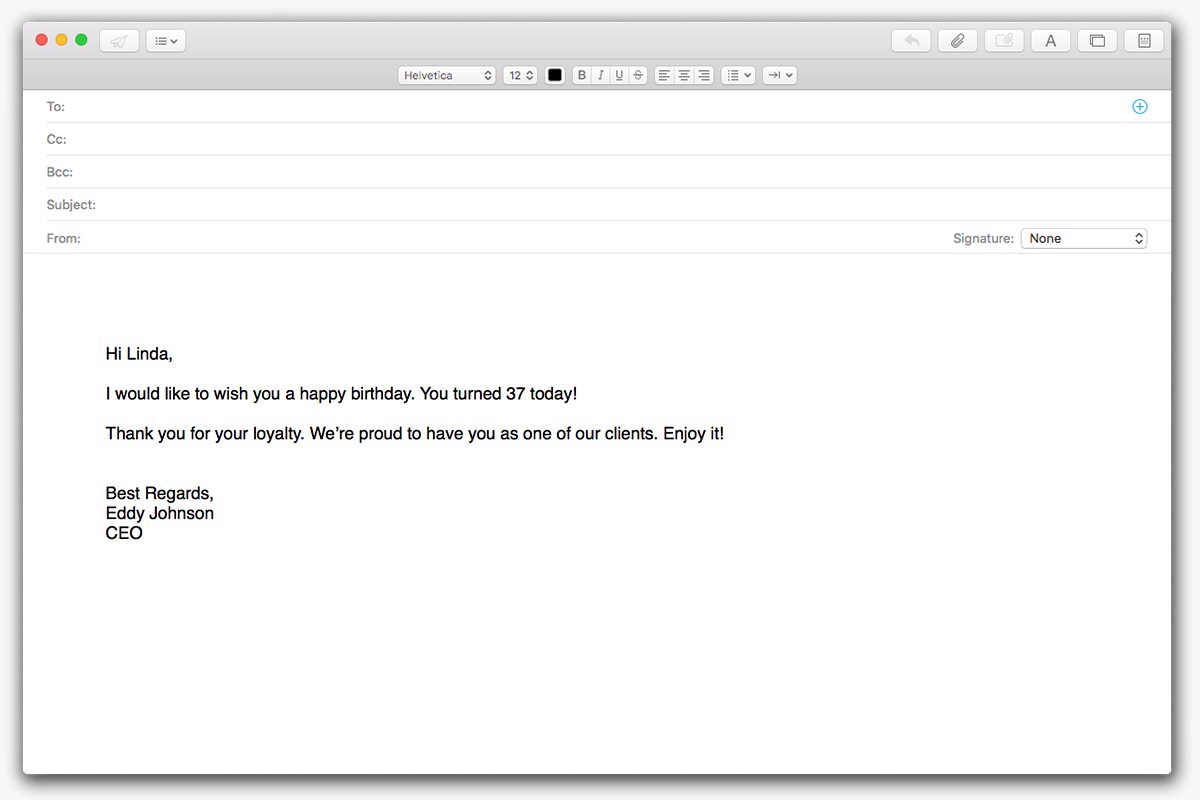 Birthday-triggered-email