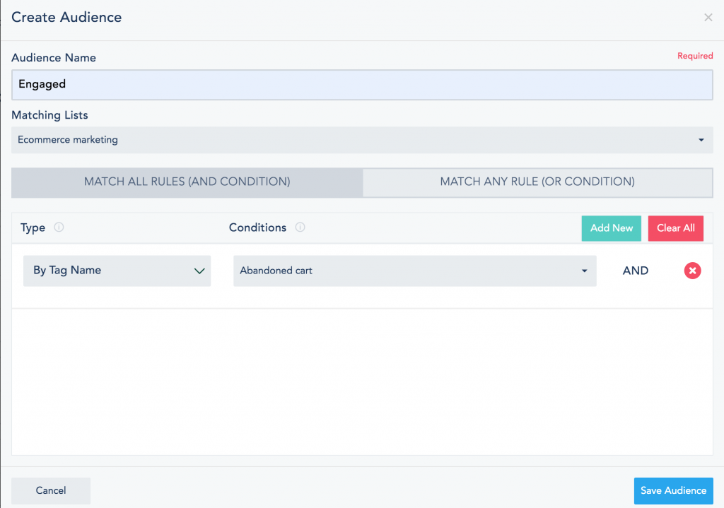 Better segment leads with tags