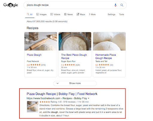 Optimizing rich snippets with Schema Markup